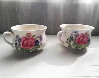 A pair Portmeirion Pottery Tea Mugs - Made in England