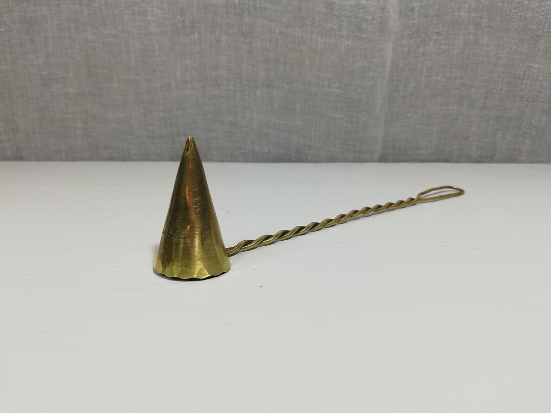 Brass Candle Snuffer Handmade Made in Sweden Etsy