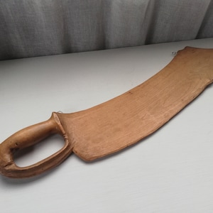 Antique Scandinavian Knife for Harvesting of flax Wall Decor Scandinavian Folk Art