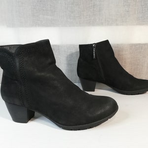 Medicus Leather  Ankle Boots  - Size 38.5 Eur, 7.5 US, 5.5 UK