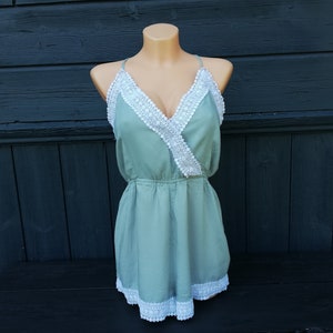 Green Summer Overalls - DIVIDED h&m -  Sizs S - 38