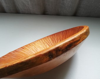 ノルウェーのアンティーク木製ボウル 手彫り ノルウェーの民芸品