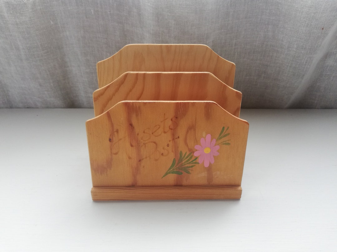 Wooden Letter Rack or Envelope Card Holde - Etsy