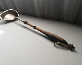 ヴィンテージ フランス製 真鍮スプーン 18世紀後半～19世紀初頭 粥を