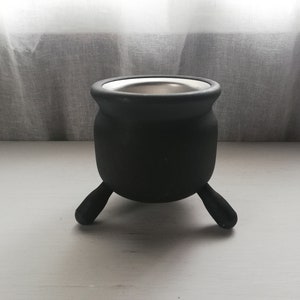 Black Wooden candle holde