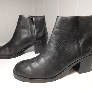 Black Women’s ankle Boots - size 38 eur, 7.5 us, 5.5 uk.