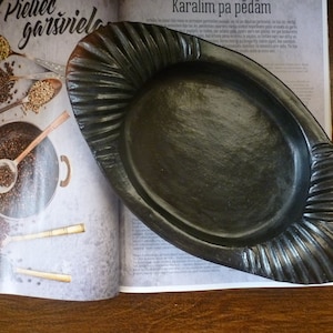 Black ceramic bowl - Fair trade Norge - handmade.
