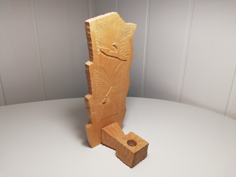 Wooden Wall candle holder