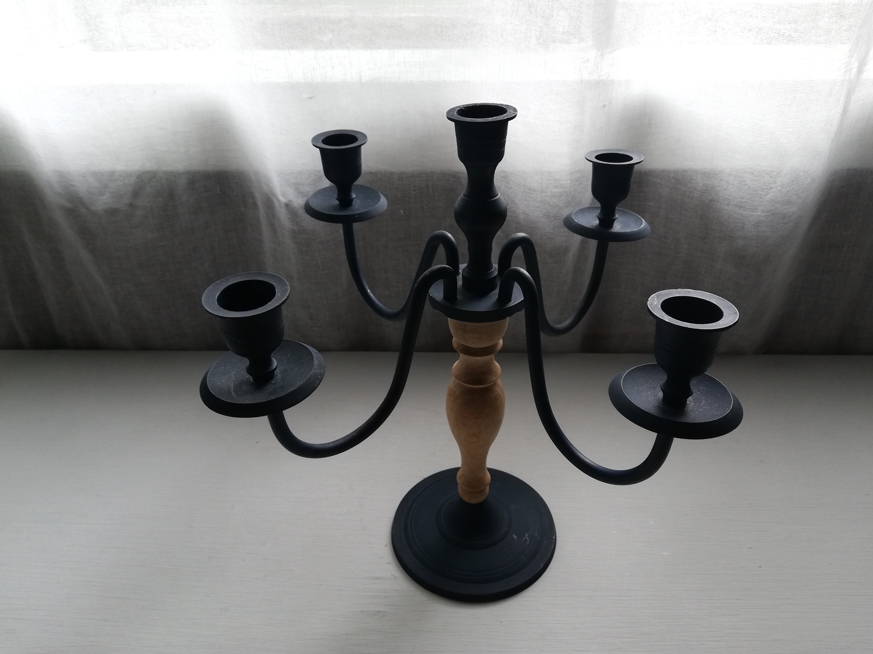 from Sweden＊Vintage candle stand＊・* 【希少品 Swedish Vintage Candle Holder: Large Scandinavian Five-candle