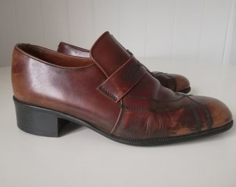 Men's leather shoes.  Size , EUR 38, US 7.5, UK 5.5 Made in England