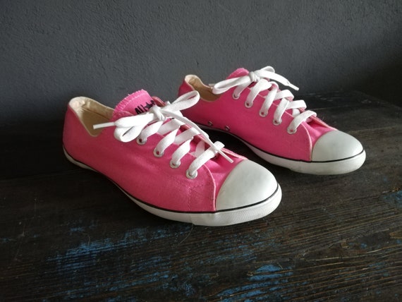 Perla Roble aritmética Pink Converse Sneakers All Star Size EU 38 US 7.5 UK 5.5 - Etsy
