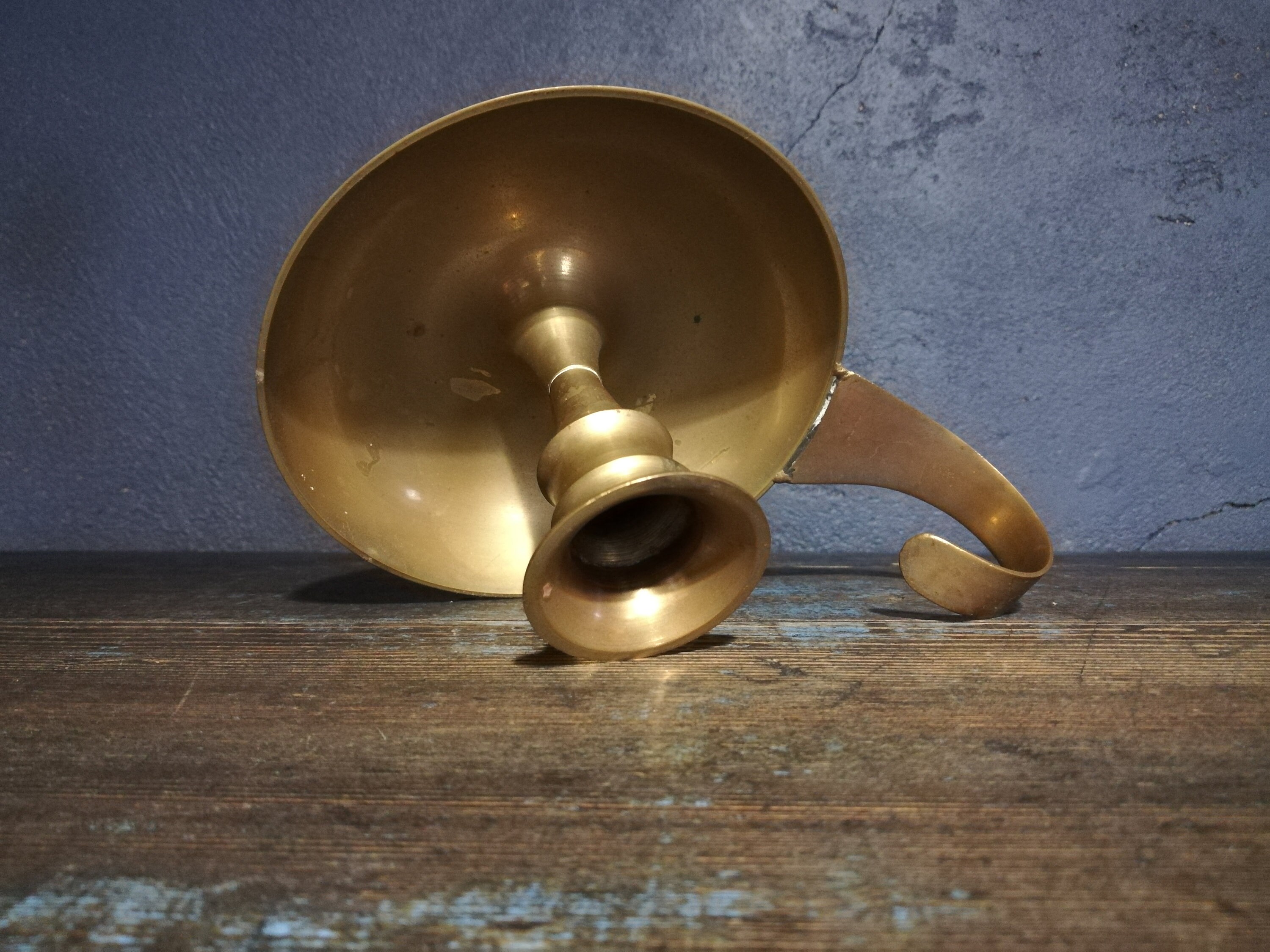 French Brass Candle Holder Portable Candle Holder Etsy
