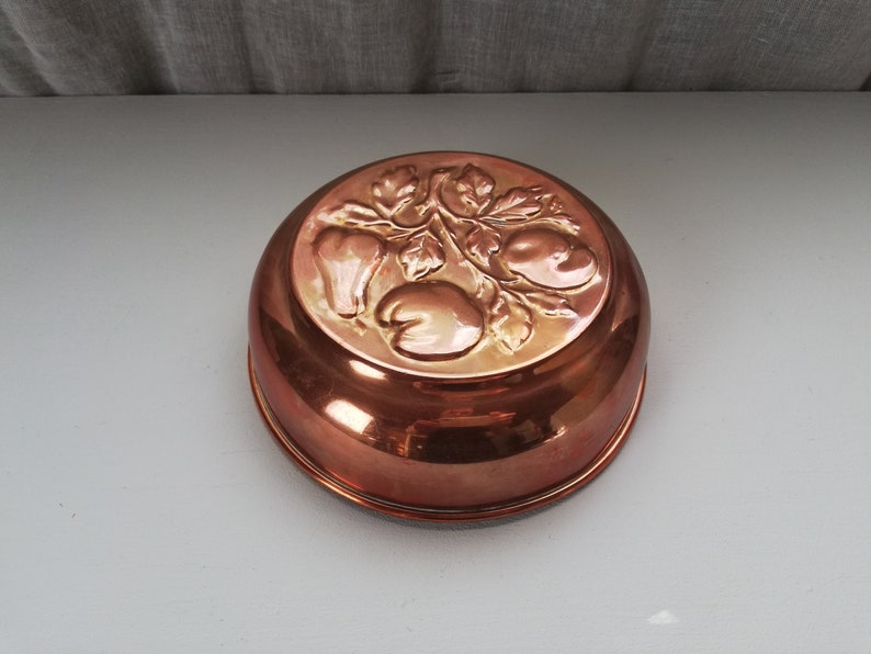 Vintage Copper Baking Pan, Copper Form. Decorative Wall Hanging. zdjęcie 4