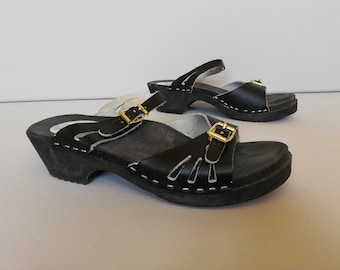 Vintage Clogs - Size EUR 37, US 6.5, UK 4.5. Made in Sweden