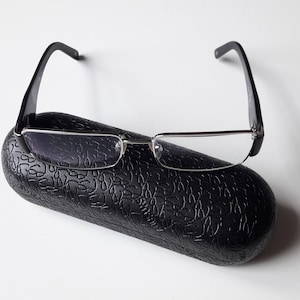 Synsam Black EyeGlasses HOLDER, CASE.  Vintage