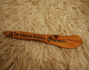 Wooden Knife - Swedish Vintage Wood Knife.
