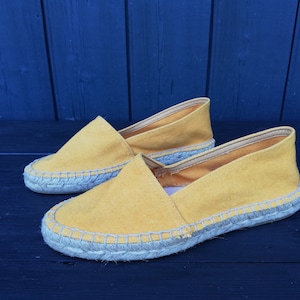 Espadrilles jaunes pour femmes - ZIGN - Taille 37 UE, 6,5 États-Unis, 4,5 Royaume-Uni. Espadrilles. Fabriqué en Espagne