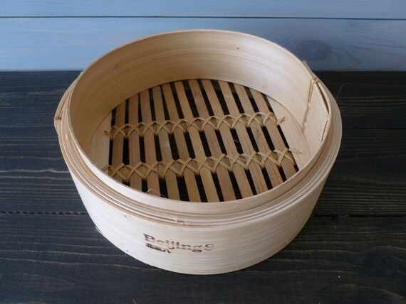 竹製蒸し器：中華まん・饅頭（直径7.8インチ） - Etsy 日本