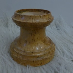 Houten kandelaar