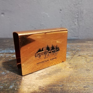 Matches box Cover - HOVDETUN GJOVIK Norway