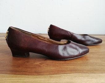 Brown Women's Shoes - Size EU 41, US 9.5, UK 7.5 - Made in Austria