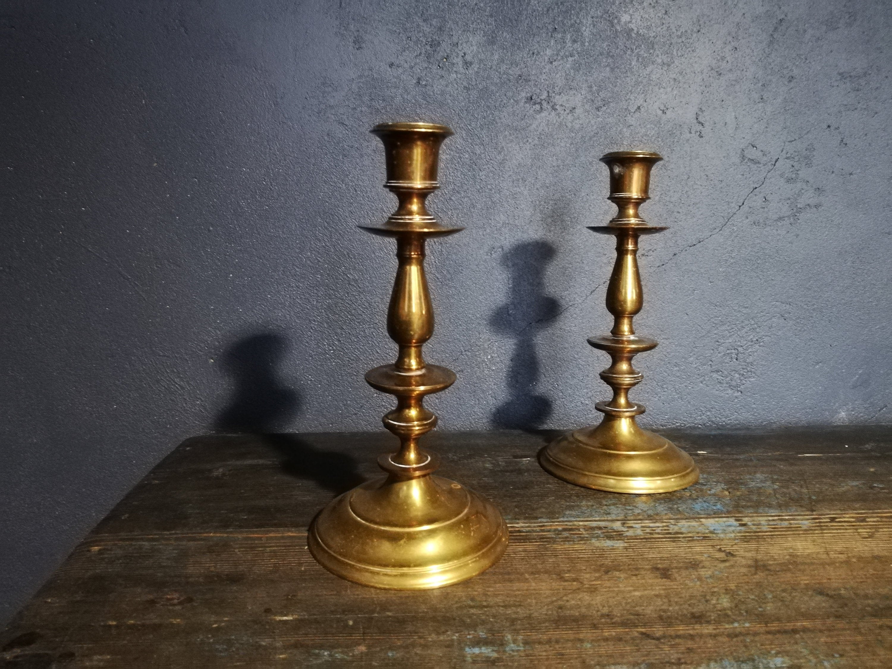 Brass Candle Holder Swedish Quality Vintage Home & Living Candles
