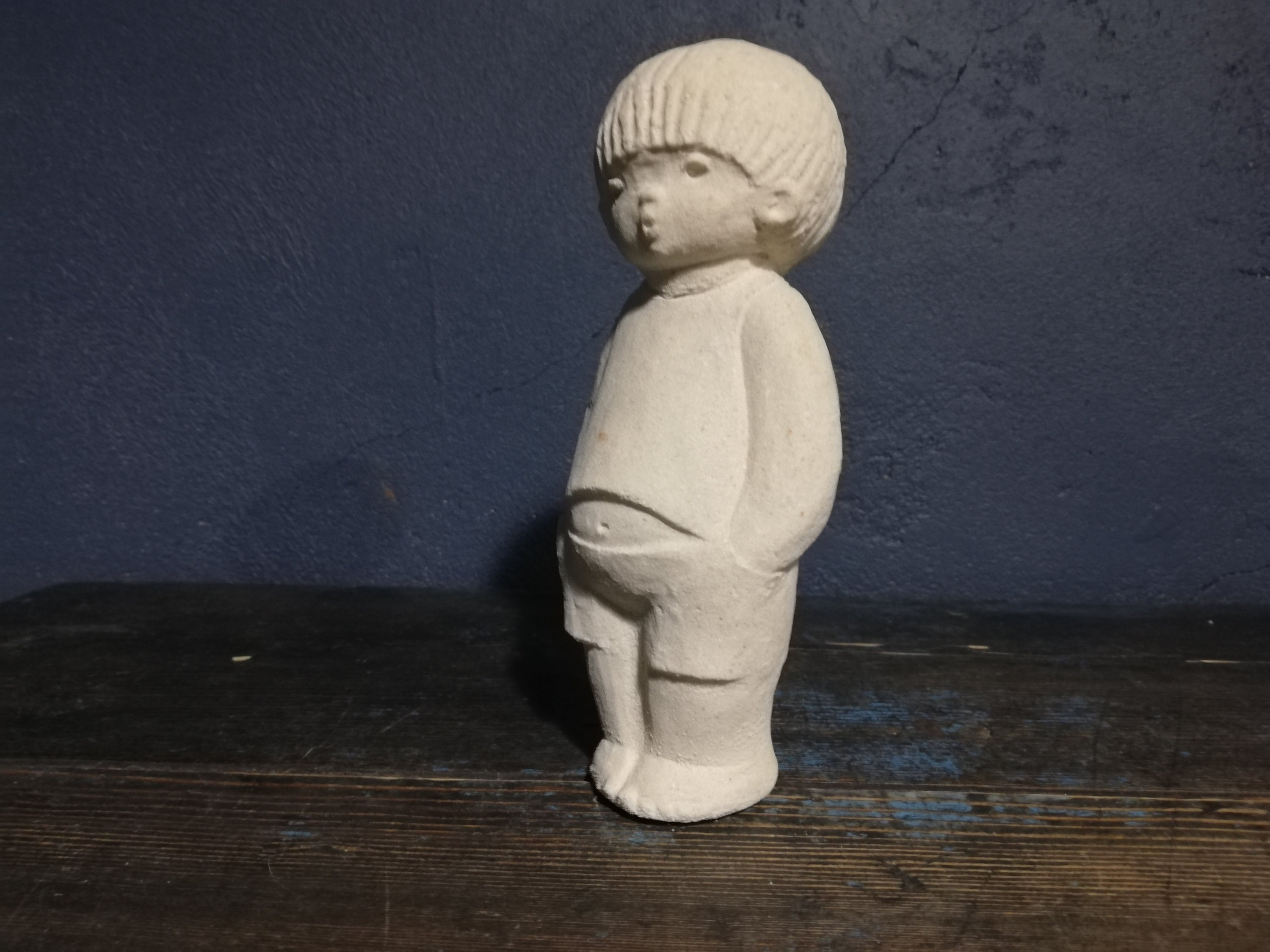 Marbell Stone Art Belgium Beeldje uit het midden van de eeuw Etsy