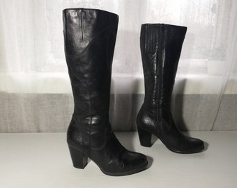 Beautiful Vintage 70s Leather Clarks Boots UK 5 US 7 EU 38 Etsy