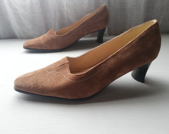Zapatos de íseo marrón para mujer - talla 38 eur, 7.5 us, 5.5 uk.