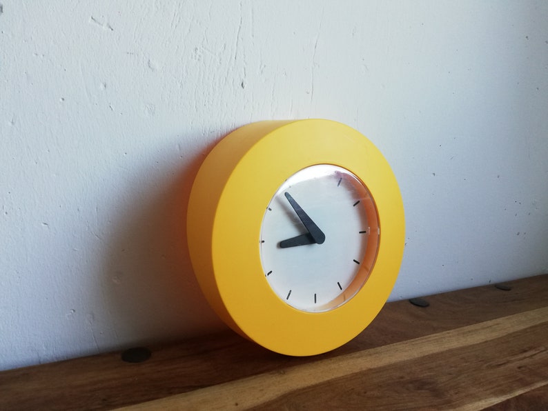 Yellow Wall Clock IKEA / Clock Works Perfectly Etsy UK