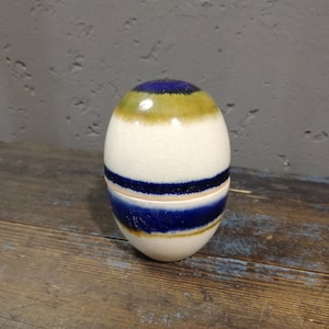 70s Danish Egg ceramic Cup Retro Kitchen.