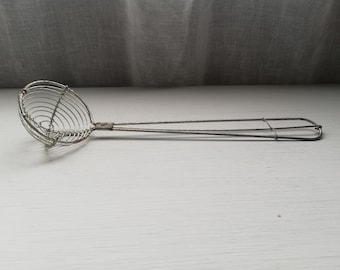 Rustic Metal Spoon - Handmade - Sieve spoon