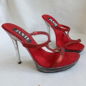 Vintage Platform shoes - JANTE 90s - Size US 7.5, UK 5.5, Eur 38