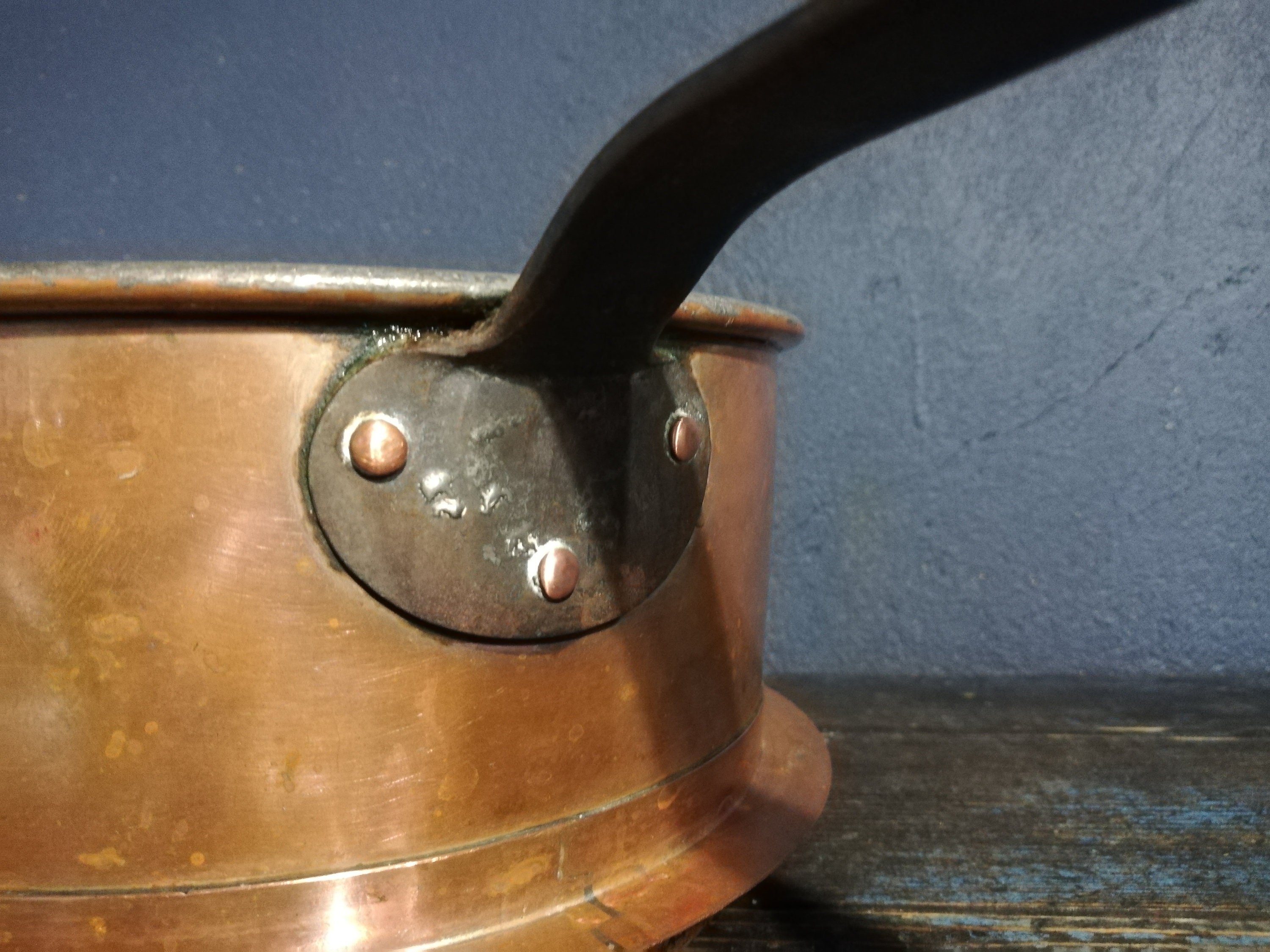 アンティークの大きくて重い銅鍋 - Etsy 日本