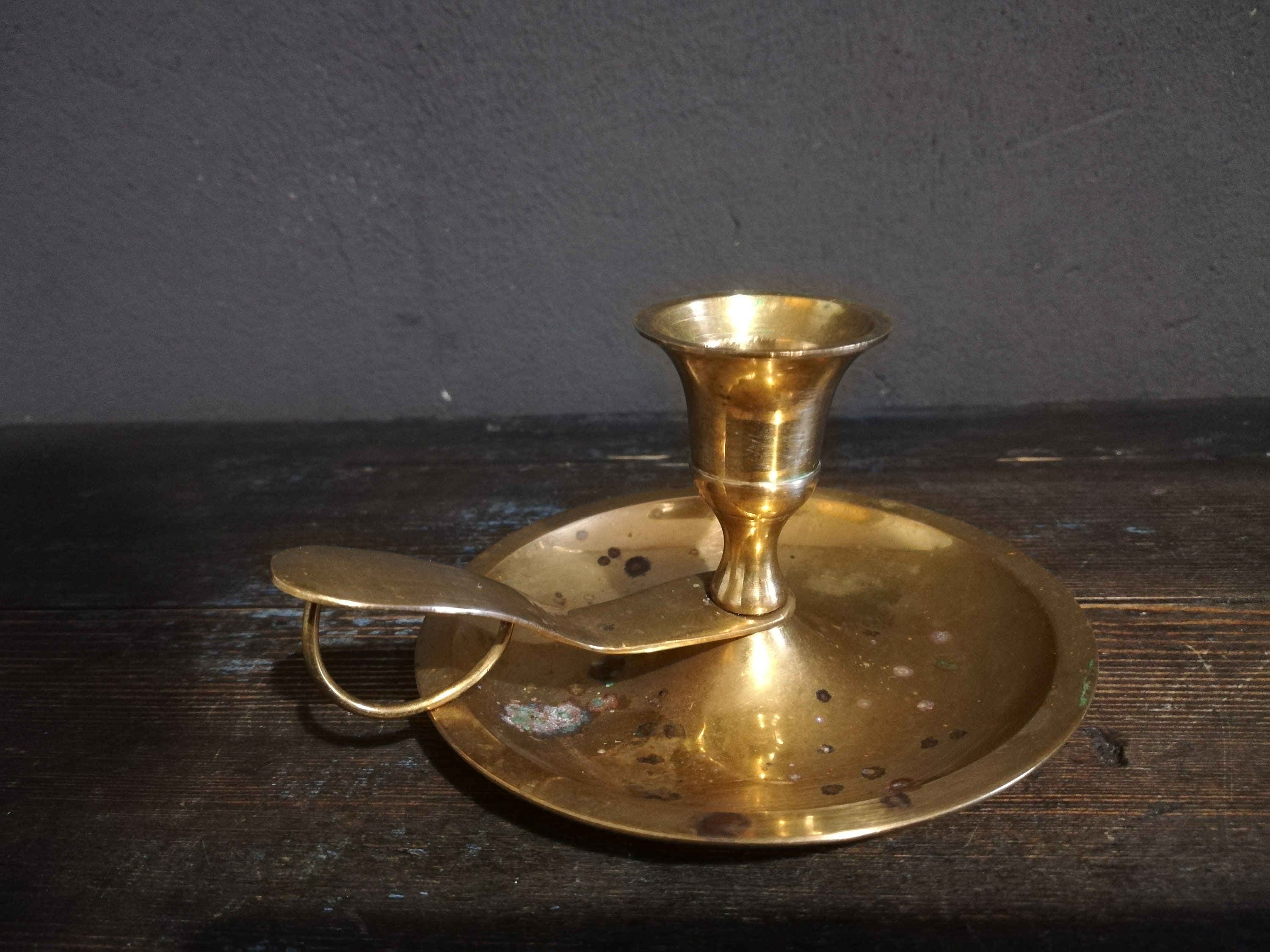 Brass Portable Candle Holder Garanterat AKTA MASSING Etsy