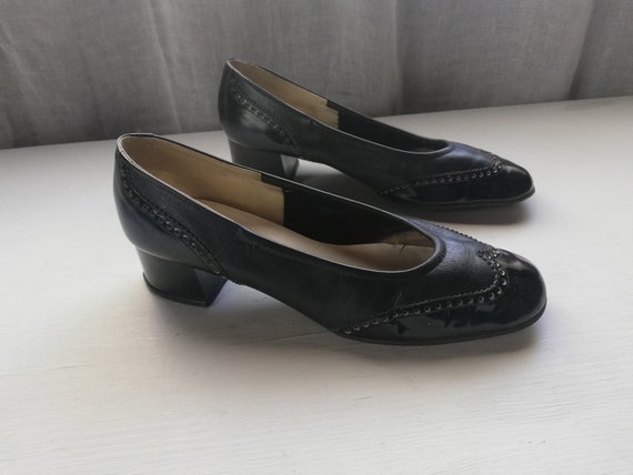 Zwarte dames leren schoenen Gyllene Gripen Maat EUR 39 - Etsy België