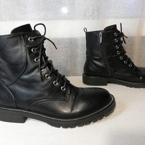 Zwarte veterlaarzen voor dames Laarzen - Maat EU 41, US 9.5, UK 7.5 Made in Portugal