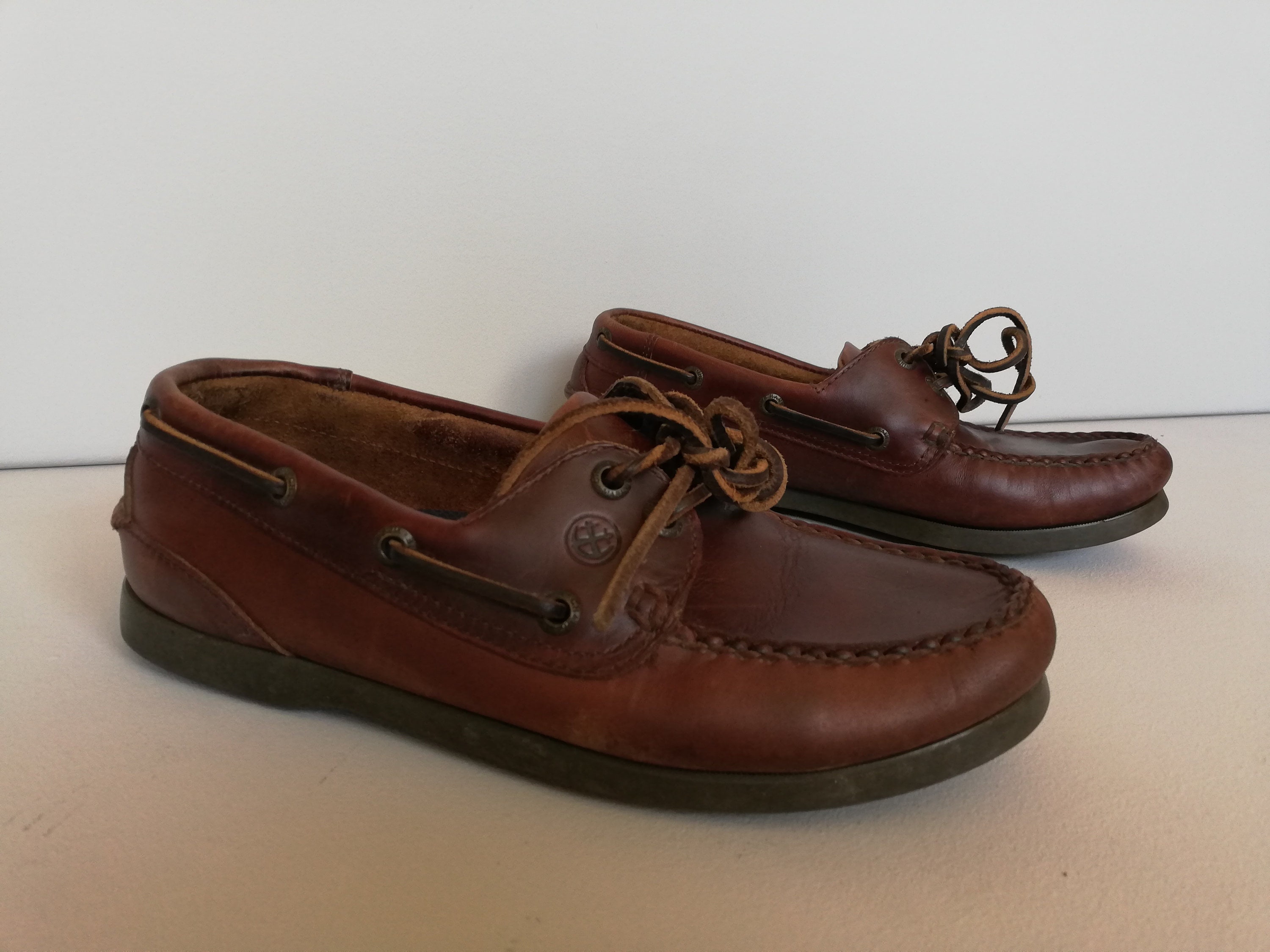 Chatham Deck Shoes. Boat Shoes 2 Eye Men's Leather Shoes. - Etsy