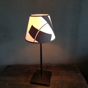 Black and White Table lamp.