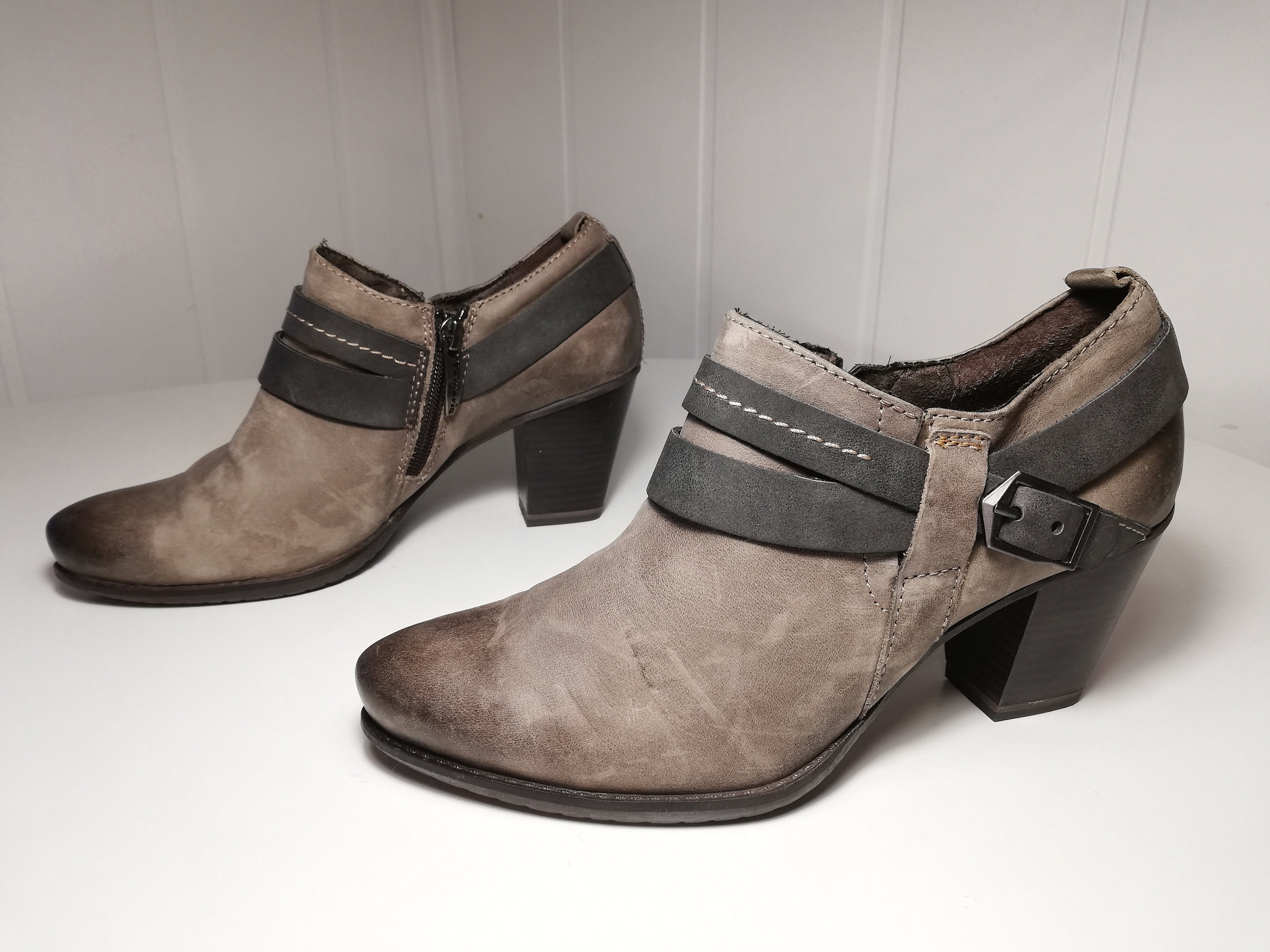 Dames Grijze TAMARIS schoenen. Maat 37 euro 65 us 4.5 uk - Etsy Nederland