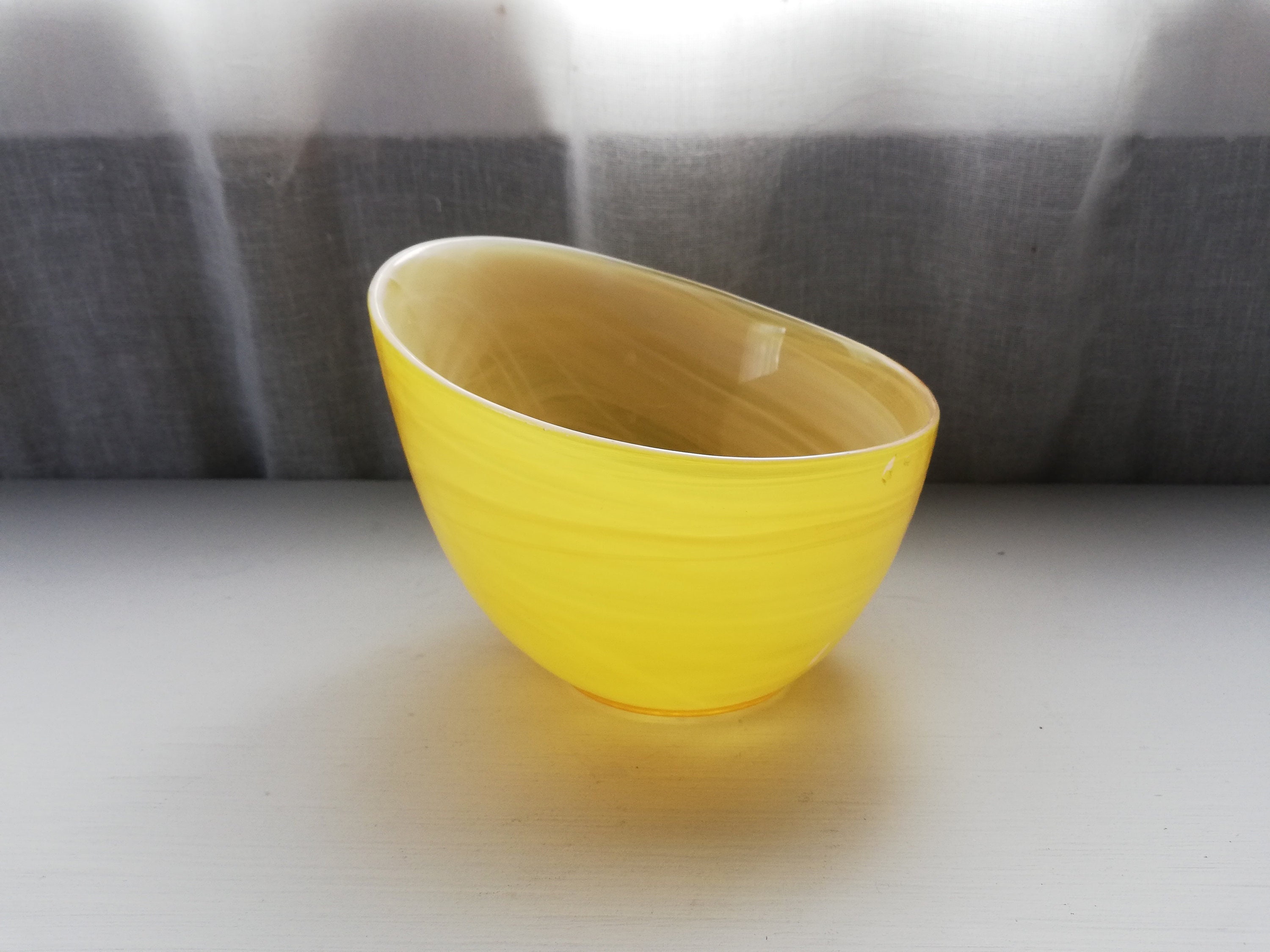 Glass Bowl Italian Mid Century Beautiful Table Decor