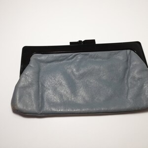 Gray LEATHER Clutches