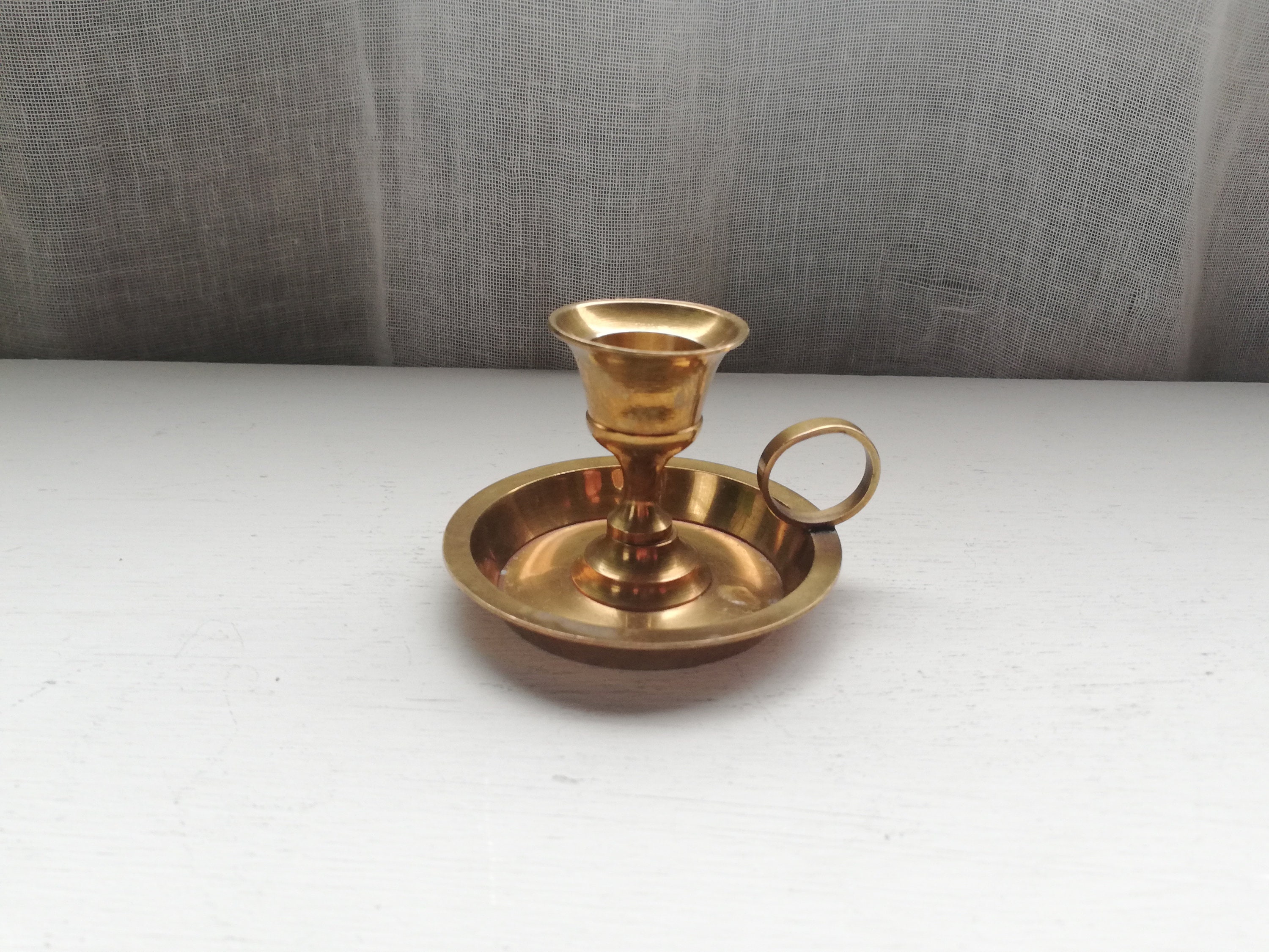 Brass Portable candle holder Etsy
