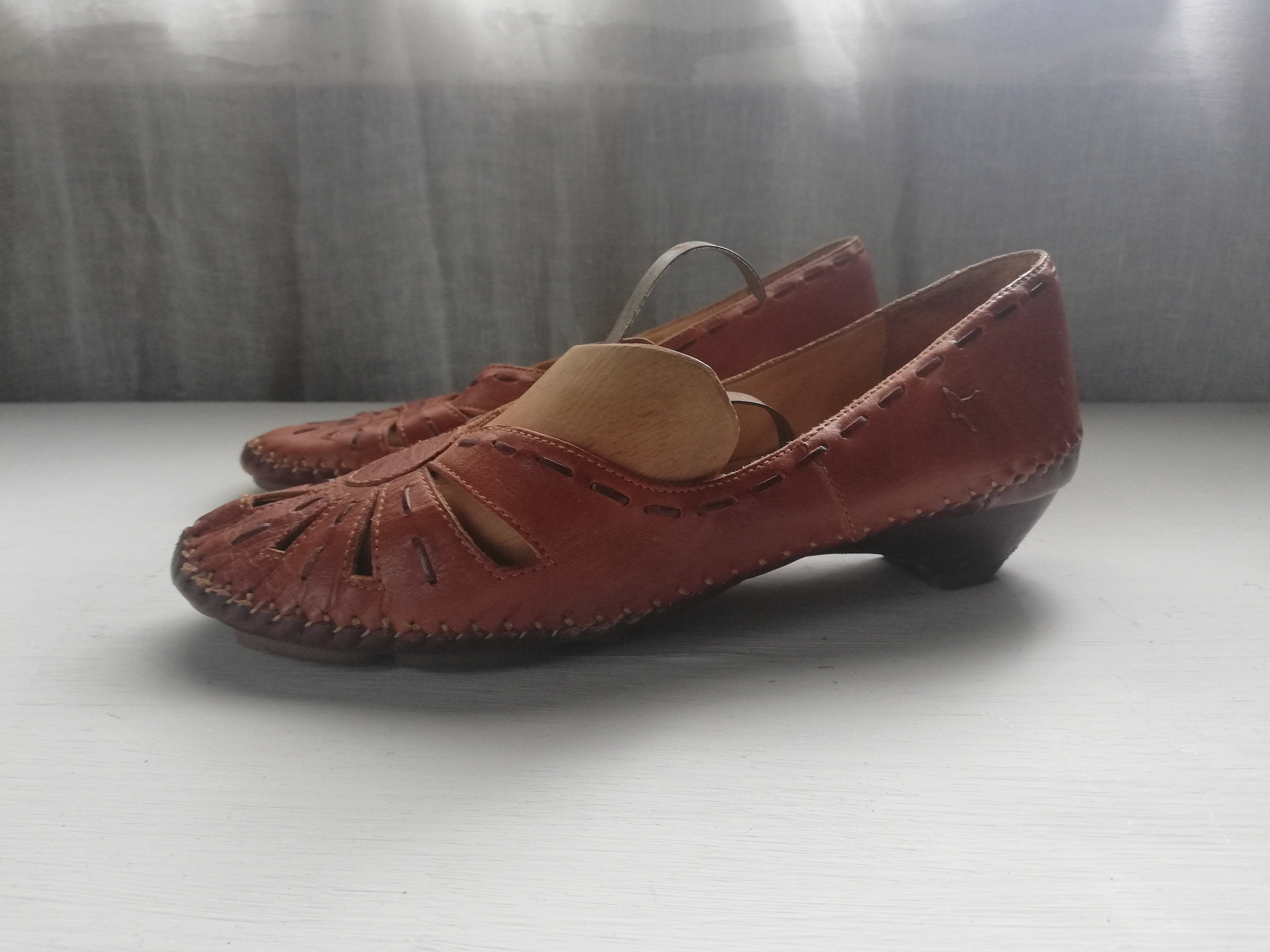 Women's Brown leather shoes Pikolinos Size EUR 38 US | Etsy