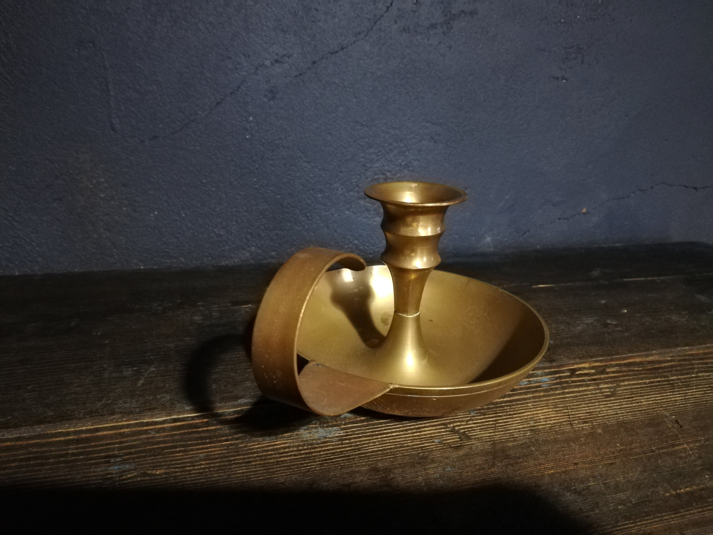 French Brass Candle Holder Portable Candle Holder Etsy