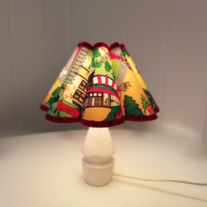 Vintage Table lamp. Kids room lamp
