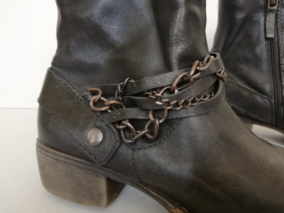Womens Black TAMARIS Boots. Size 37 Eur 6.5 4.5 Uk - Etsy Norway