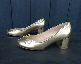 New Look Gold Shoes. Size  Eur 37, US 6.5, UK 4.5