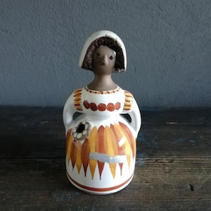 Mid-century Danish Ceramic Vase -  Flower girl vase