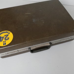 Vintage Samsonite koffer-gemaakt in België. Messenger Bag, man Tote reistas, vintage bagage, retro koffer, Reiskoffer